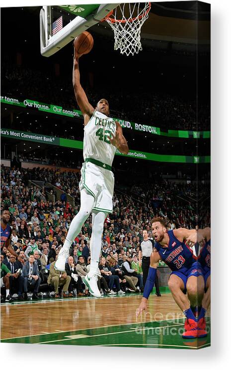 Nba Pro Basketball Canvas Print featuring the photograph Al Horford by Brian Babineau