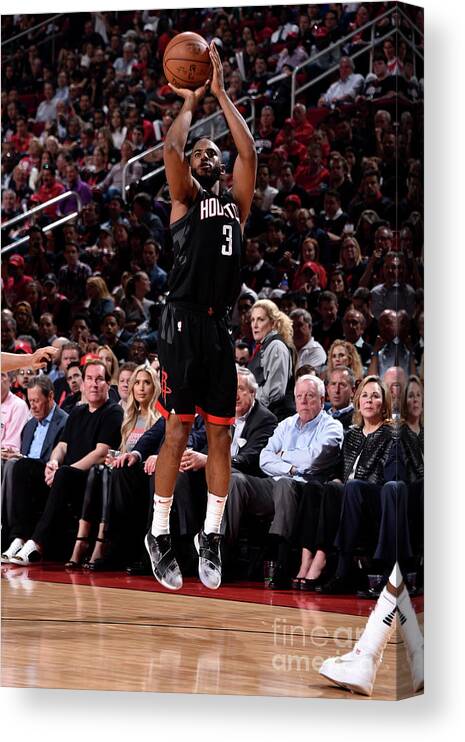 Playoffs Canvas Print featuring the photograph Chris Paul by Bill Baptist