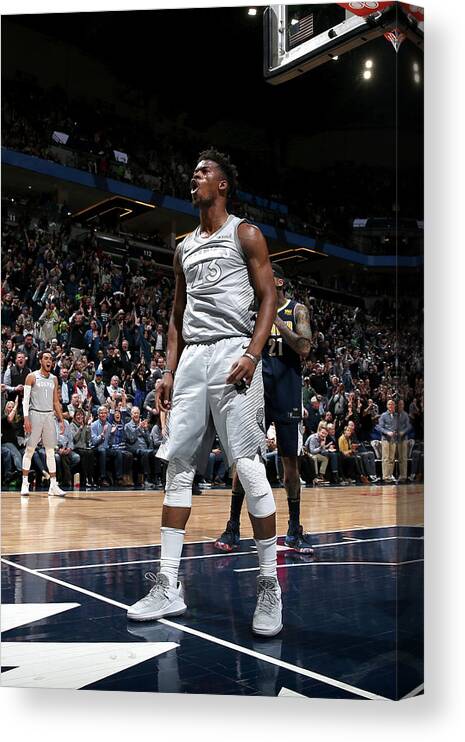 Jimmy Butler Canvas Print featuring the photograph Jimmy Butler #15 by David Sherman