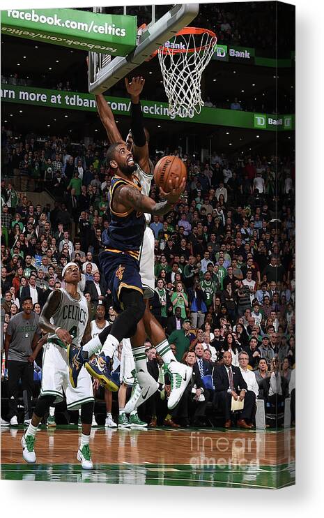 Kyrie Irving Canvas Print featuring the photograph Kyrie Irving #15 by Brian Babineau
