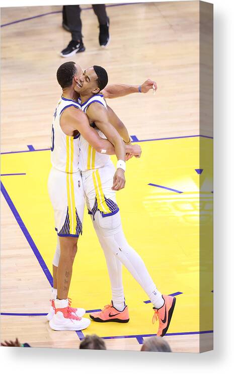 Playoffs Canvas Print featuring the photograph Stephen Curry by Joe Murphy