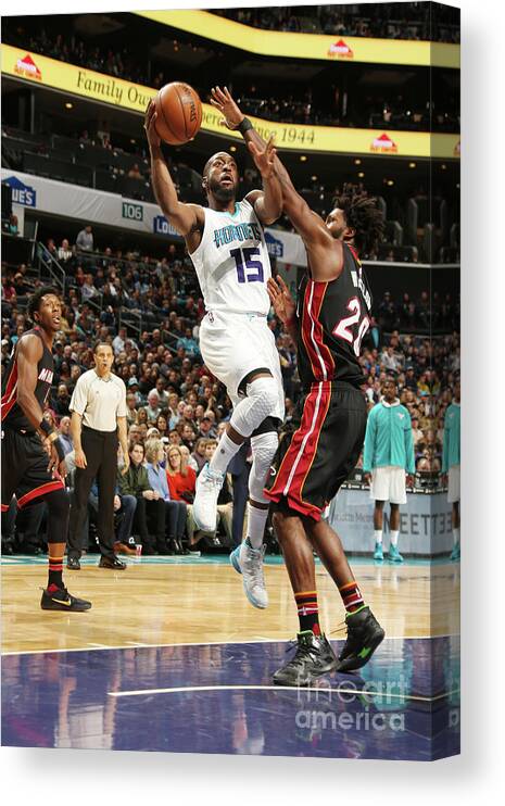 Kemba Walker Canvas Print featuring the photograph Kemba Walker by Kent Smith