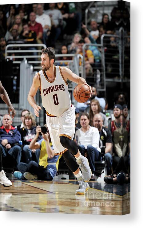 Kevin Love Canvas Print featuring the photograph Kevin Love #16 by David Liam Kyle