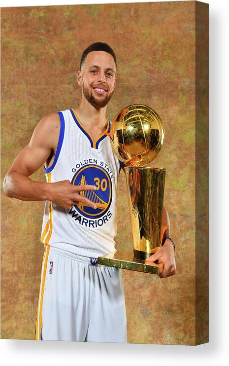 Stephen Curry Canvas Print featuring the photograph Stephen Curry #18 by Jesse D. Garrabrant