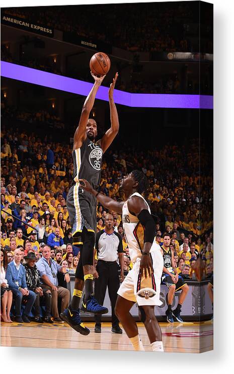 Playoffs Canvas Print featuring the photograph Kevin Durant by Noah Graham