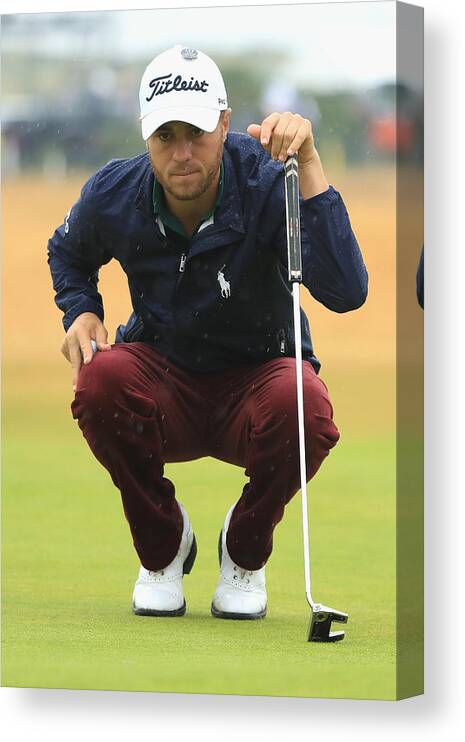 Carnoustie Golf Club Canvas Print featuring the photograph 147th Open Championship - Round Two #2 by Andrew Redington