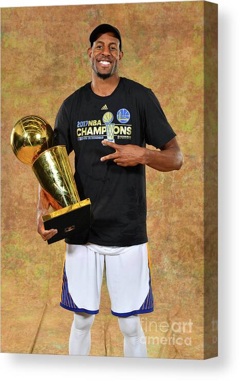 Playoffs Canvas Print featuring the photograph Andre Iguodala by Jesse D. Garrabrant