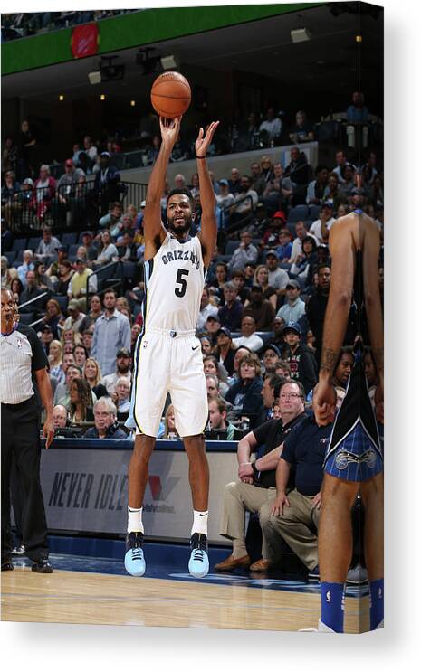 Nba Pro Basketball Canvas Print featuring the photograph Andrew Harrison by Joe Murphy