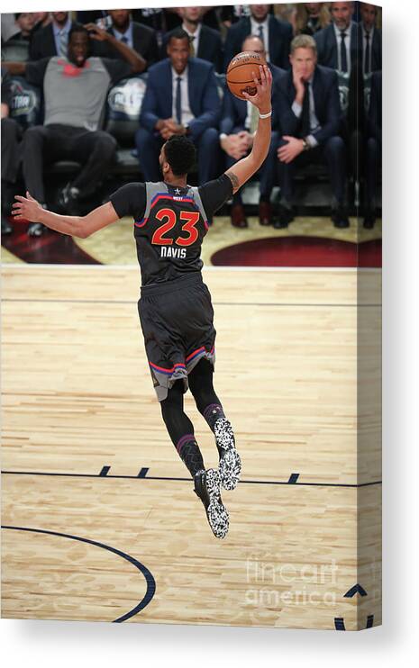 Smoothie King Center Canvas Print featuring the photograph Anthony Davis by Joe Murphy