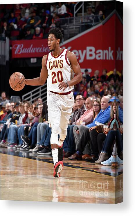 Nba Pro Basketball Canvas Print featuring the photograph Brandon Knight by David Liam Kyle