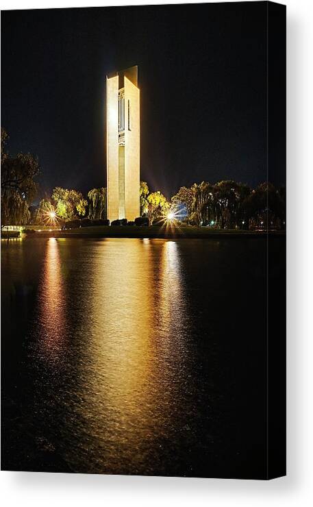 Canberra Canvas Print featuring the photograph Carillon - Canberra - Australia #2 by Steven Ralser