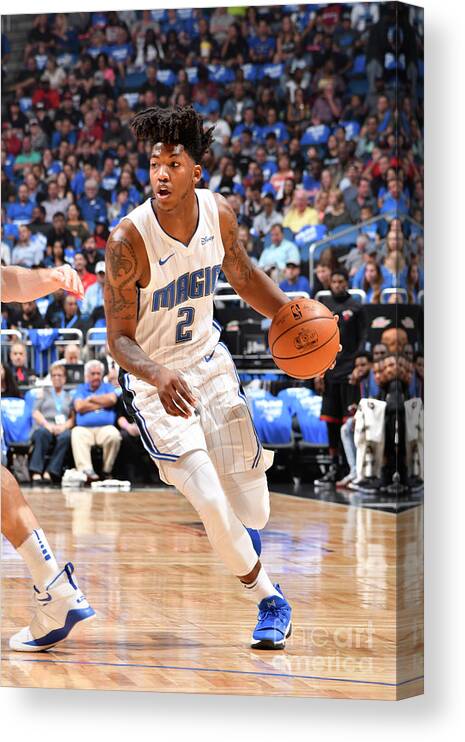 Elfrid Payton Canvas Print featuring the photograph Elfrid Payton #2 by Fernando Medina