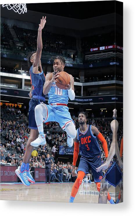 Frank Mason Iii Canvas Print featuring the photograph Frank Mason by Rocky Widner