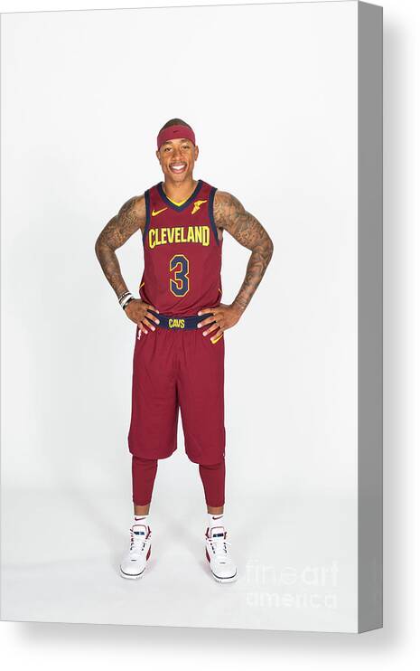 Media Day Canvas Print featuring the photograph Isaiah Thomas by Michael J. Lebrecht Ii