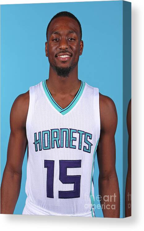 Media Day Canvas Print featuring the photograph Kemba Walker by Kent Smith