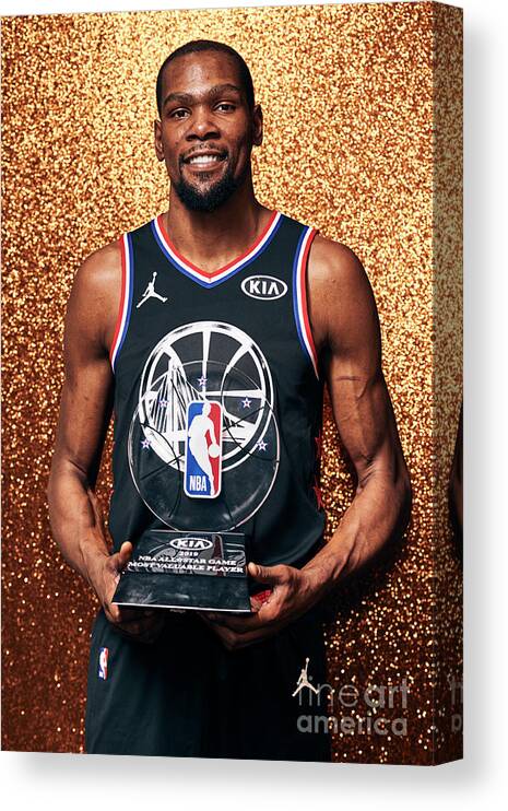 Kevin Durant Canvas Print featuring the photograph Kevin Durant #2 by Jennifer Pottheiser