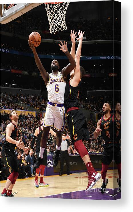 Nba Pro Basketball Canvas Print featuring the photograph Lance Stephenson by Andrew D. Bernstein