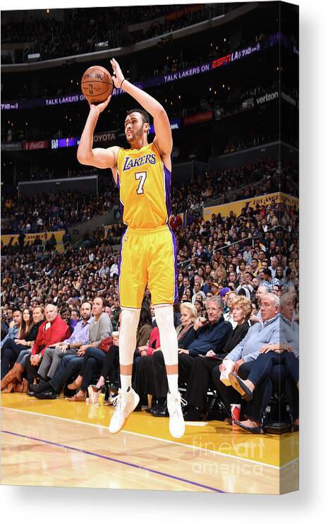 Nba Pro Basketball Canvas Print featuring the photograph Larry Nance by Andrew D. Bernstein