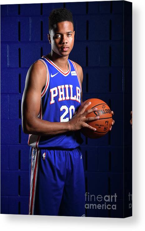 Media Day Canvas Print featuring the photograph Markelle Fultz by Jesse D. Garrabrant