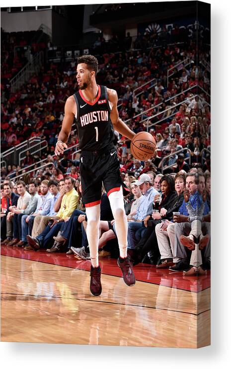 Michael Carter-williams Canvas Print featuring the photograph Michael Carter-williams #2 by Bill Baptist