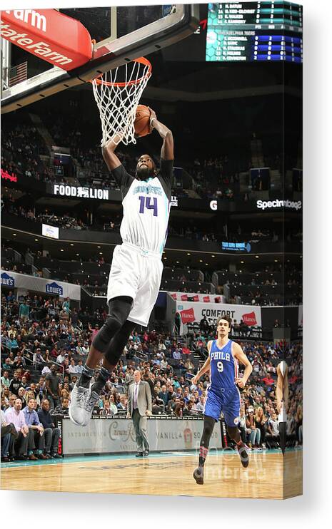 Michael Kidd-gilchrist Canvas Print featuring the photograph Michael Kidd-gilchrist #2 by Kent Smith