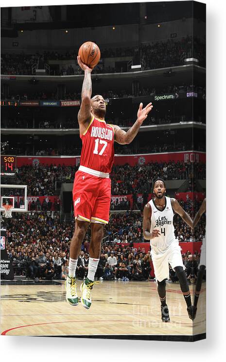 Pj Tucker Canvas Print featuring the photograph P.j. Tucker by Andrew D. Bernstein
