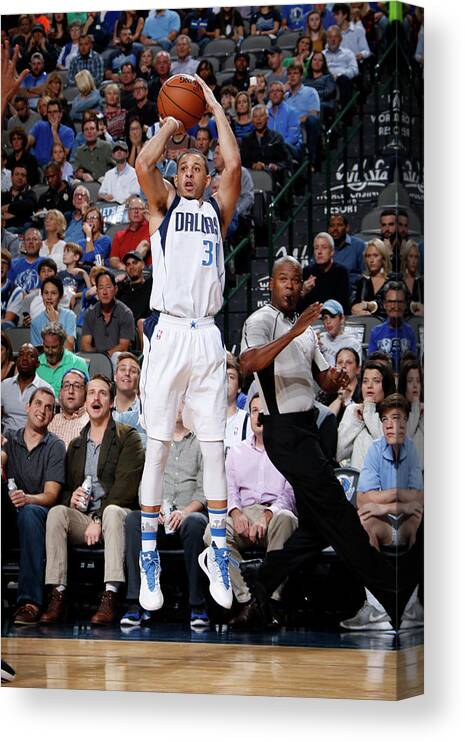 Seth Curry Canvas Print featuring the photograph Seth Curry #2 by Glenn James