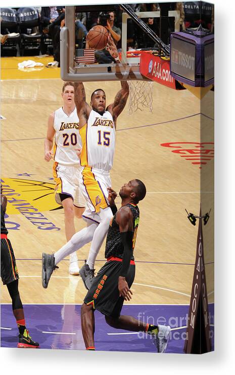 Nba Pro Basketball Canvas Print featuring the photograph Thomas Robinson by Andrew D. Bernstein
