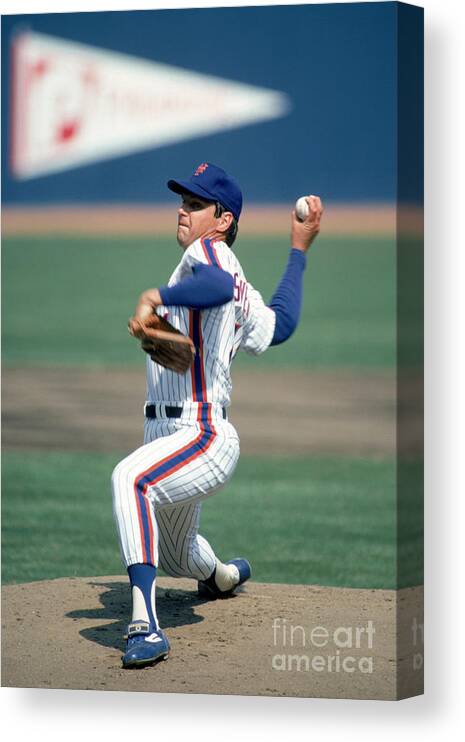 Tom Seaver Canvas Print featuring the photograph Tom York by Rich Pilling