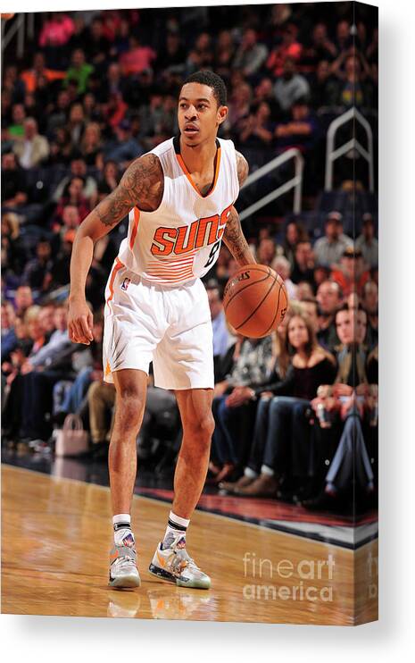Tyler Ulis Canvas Print featuring the photograph Tyler Ulis by Barry Gossage