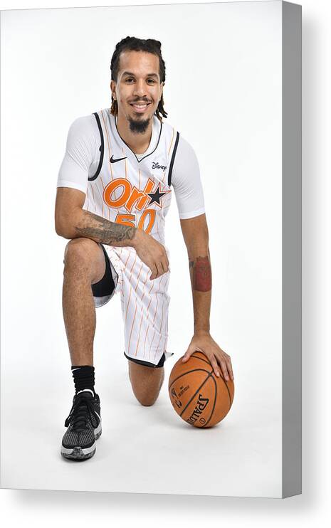 Cole Anthony Canvas Print featuring the photograph 2020-2021 Orlando Magic Content Day by Fernando Medina