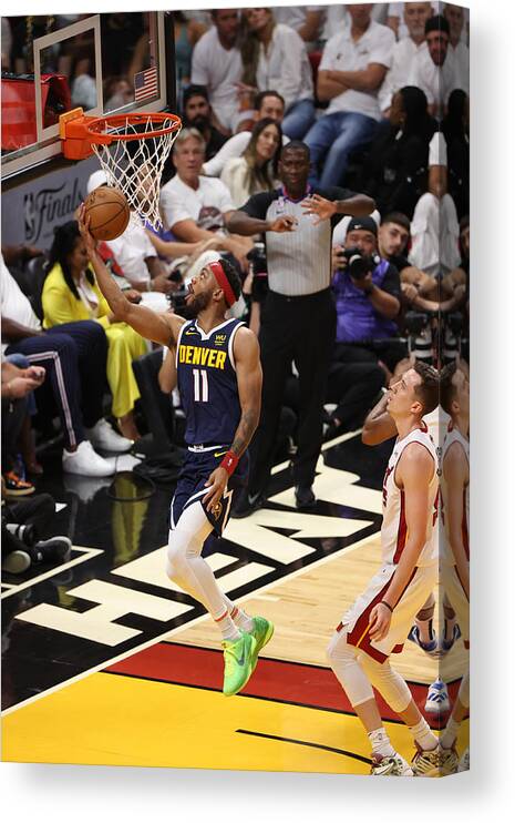 Playoffs Canvas Print featuring the photograph 2023 NBA Finals - Denver Nuggets v Miami Heat by Joe Murphy