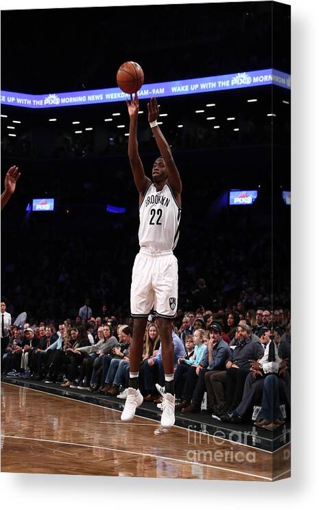 Nba Pro Basketball Canvas Print featuring the photograph Caris Levert by Nathaniel S. Butler