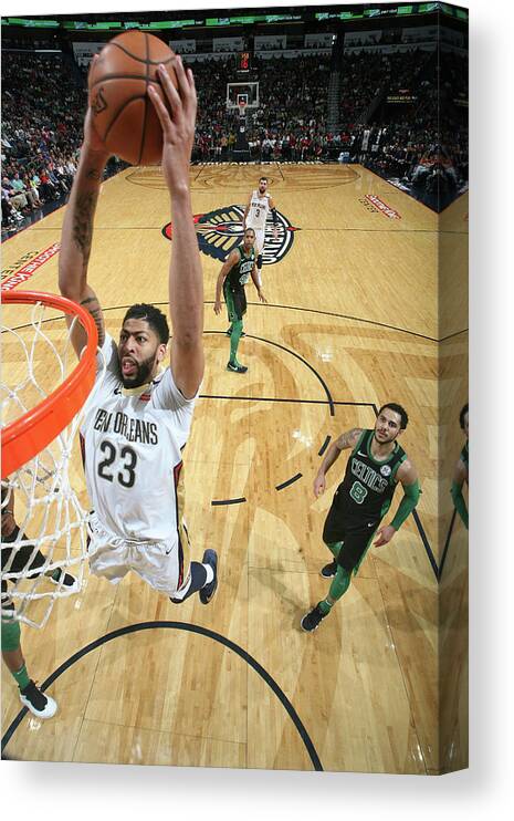 Anthony Davis Canvas Print featuring the photograph Anthony Davis by Layne Murdoch