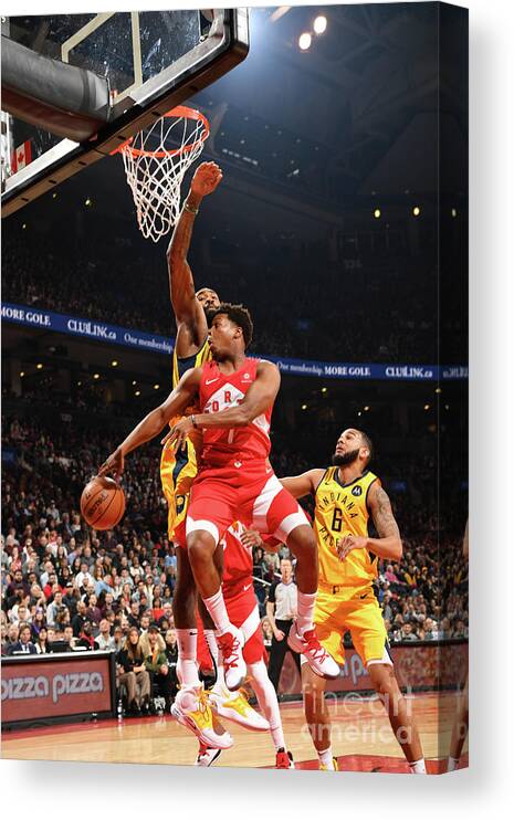 Kyle Lowry Canvas Print featuring the photograph Kyle Lowry by Ron Turenne