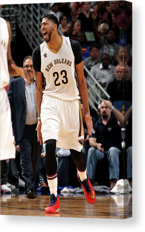 Anthony Davis Canvas Print featuring the photograph Anthony Davis #23 by Layne Murdoch