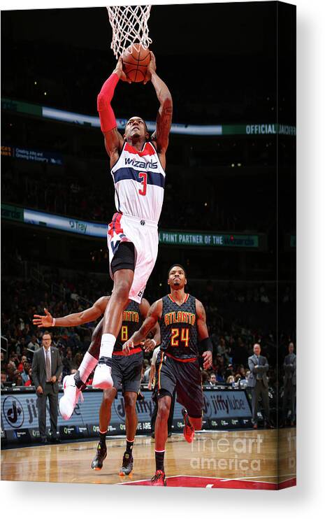 Bradley Beal Canvas Print featuring the photograph Bradley Beal #23 by Ned Dishman