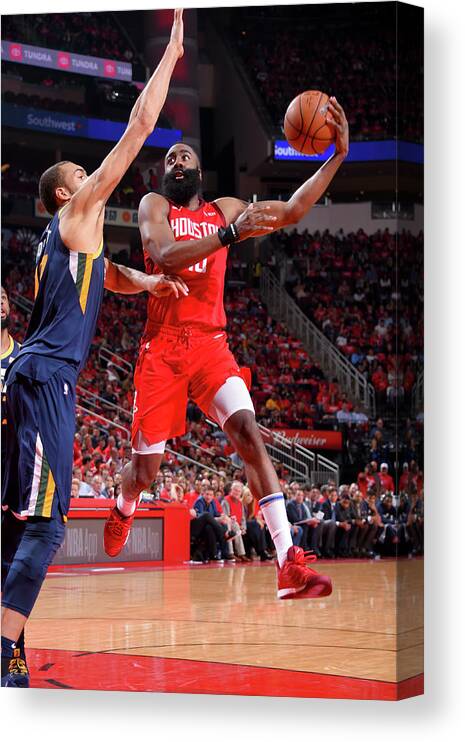 James Harden Canvas Print featuring the photograph James Harden #23 by Bill Baptist
