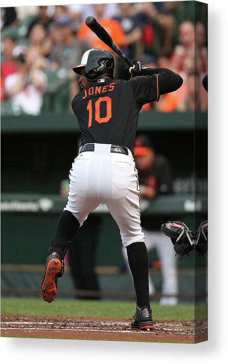 People Canvas Print featuring the photograph Adam Jones by Patrick Smith