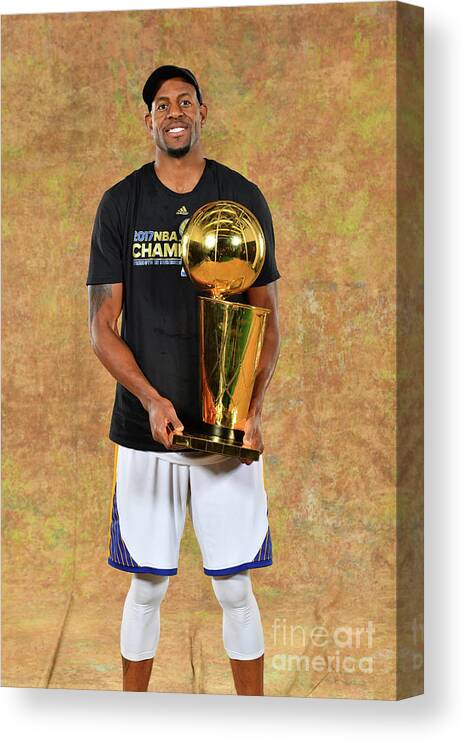 Andre Iguodala Canvas Print featuring the photograph Andre Iguodala #3 by Jesse D. Garrabrant