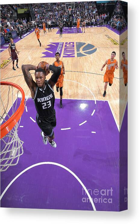 Nba Pro Basketball Canvas Print featuring the photograph Ben Mclemore by Rocky Widner