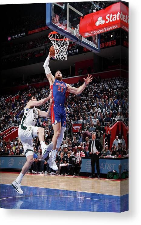 Playoffs Canvas Print featuring the photograph Blake Griffin by Brian Sevald
