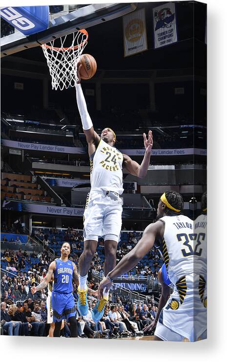 Nba Pro Basketball Canvas Print featuring the photograph Buddy Hield by Fernando Medina