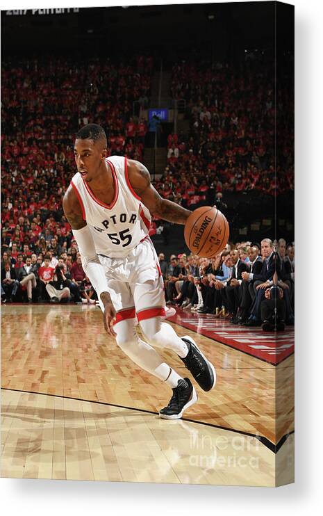 Delon Wright Canvas Print featuring the photograph Delon Wright by Ron Turenne