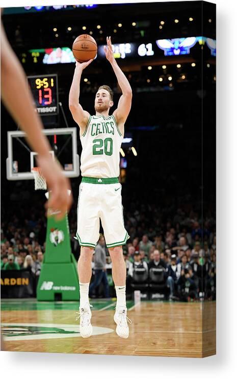 Gordon Hayward Canvas Print featuring the photograph Gordon Hayward #3 by Brian Babineau