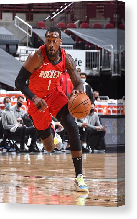 John Wall Canvas Print featuring the photograph John Wall #3 by Randy Belice