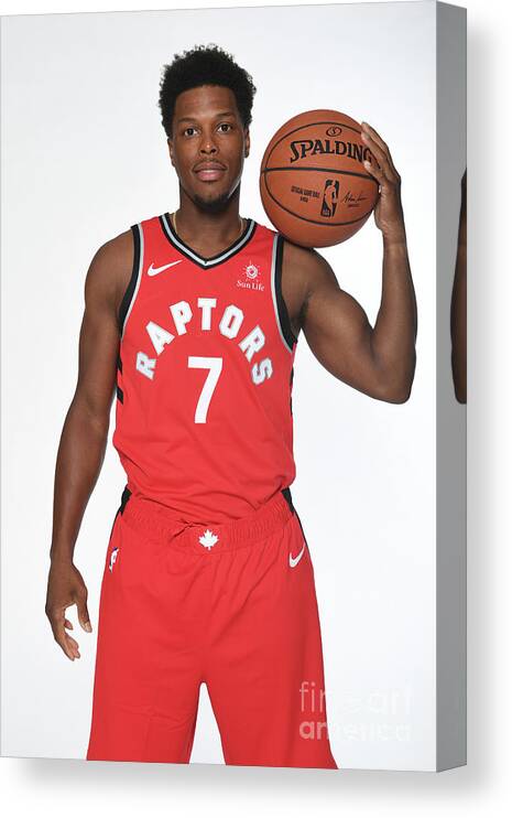 Media Day Canvas Print featuring the photograph Kyle Lowry by Ron Turenne