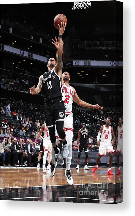Shabazz Napier Canvas Print featuring the photograph Shabazz Napier by Nathaniel S. Butler