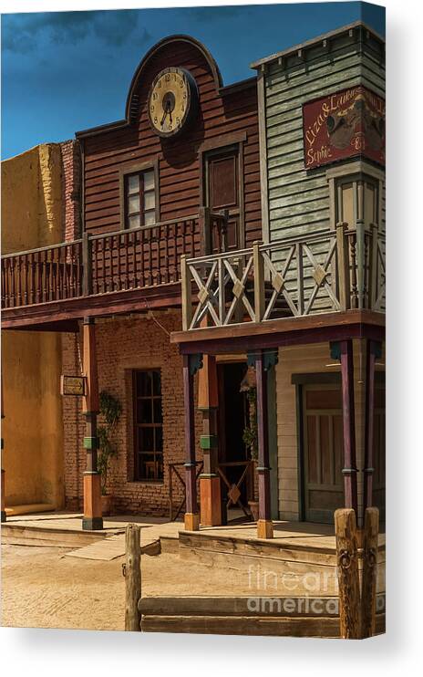 Wild west town set, western decorations Canvas Print / Canvas Art by  Beautiful Things - Pixels Canvas Prints
