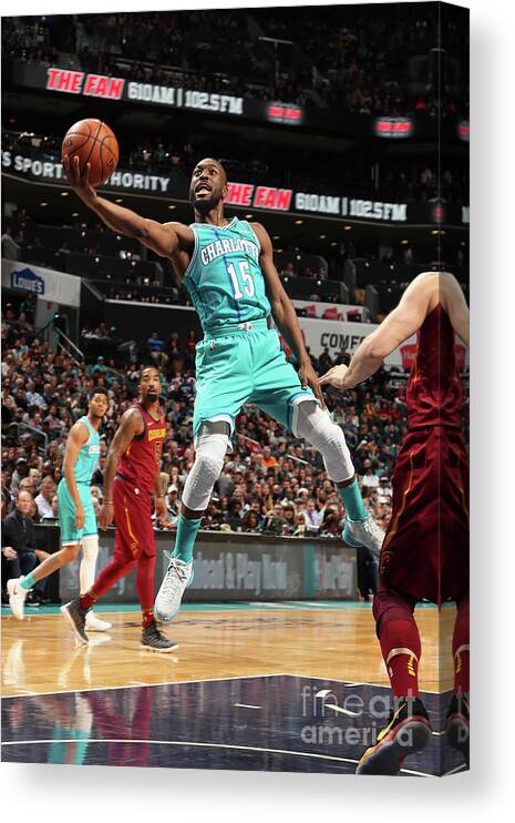 Kemba Walker Canvas Print featuring the photograph Kemba Walker #32 by Kent Smith